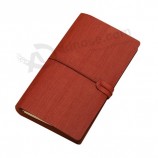 Fancy Customized Loose Leaf Printed PU Leather Notebook