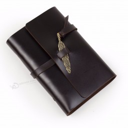 New Design Custom PU Leather Notebook with Ring Binder