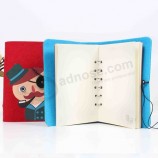 New Design Custom Ring Binder PU Leather Notebook Printing