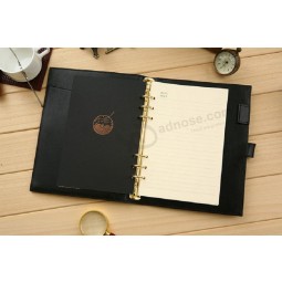 High Quality PU Leather Stationery Binder Hardcover Notebook
