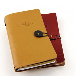 Custom PU Leather Notebook Hardcover Notebook Printing