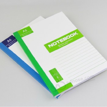 Tapa blanda cuaderno impreso de diseño personalizado para la escuela