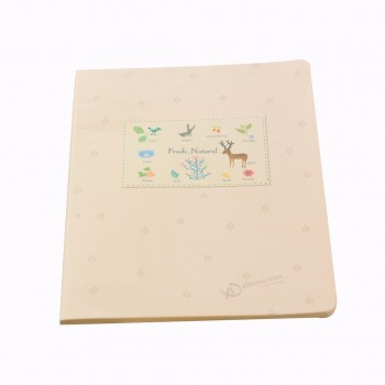 Caderno de design personalizado de capa mole full color