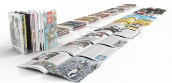 Kundenspezifischer cmyk Druck billig Softcover Magazindruck