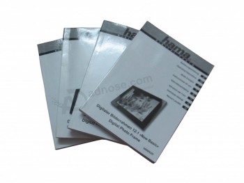 Tapa blanda manual de instrucciones personalizadas de impresión de folletos