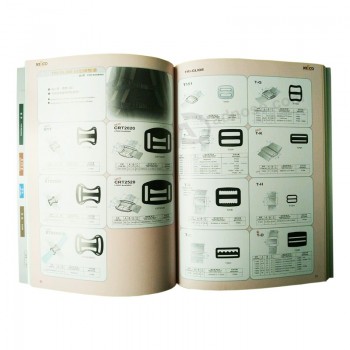 Catalogue imprimé personnalisé de haute qualité en couleur