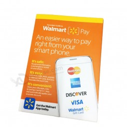 Custom Walmart Pay Instruction Brochure Booklet Printing
