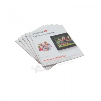 Impresión offset instrucciones de folleto personalizado para productos