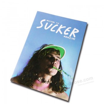 Full-color op maat gemaakte softcover tijdschriftafdrukken