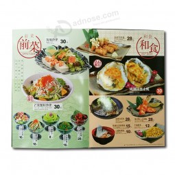 Stampa di menu ristorante personalizzata stampata cmyk
