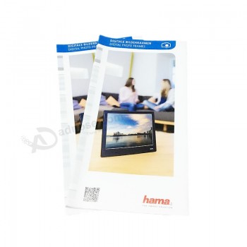 Four Colors Customized Folded Leaft Manual Brochure Prinitng