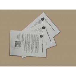Manual de instrucciones del producto de papel artístico/Impresión de folletos