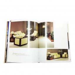 Capa dura catálogo personalizado brochura impressão de livros impressos