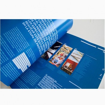 Revista personalizada de impresión offset de alta calidad