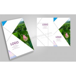 Cores completas impressão de revistas de impressão de folheto personalizado profissional