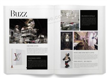 Perfect Binding Softcover Fashion Magazine Custom Magazine Printing