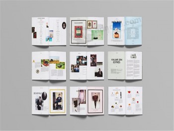 Impresión offset de colores completos impresión de libros de revista personalizada