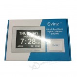 Custom Day Clock Digital Calendar Gift Packaging Box