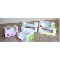 Gezond aangepaste taartdoos papier doos met venster