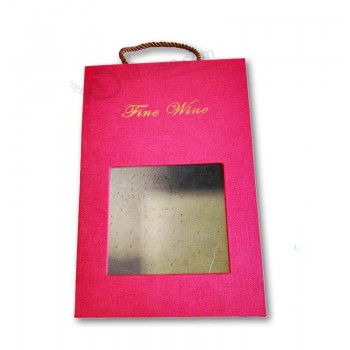 Luxury Customized Wine Folding Packaging Box Paper Box