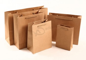 Custom Kraft Paper Gift Shopping Bag with Handles