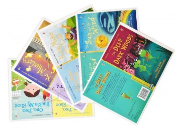 Kleurrijke cartoon op maat gemaakte kinderen verhaal boek