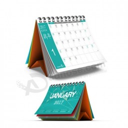 2017 New Design Customized Desk Calendar Printing