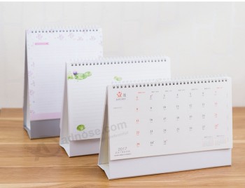Calendrier promotionnel calendrier de planificateur de table de décoration de bureau