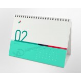 Impresión offset calendario de escritorio de escritorio personalizado
