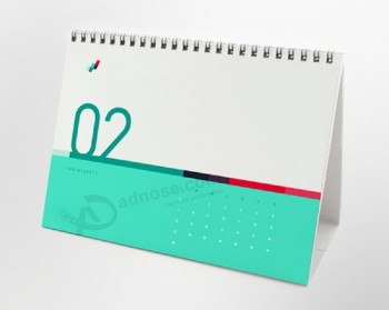 Impressão offset calendário de mesa de papelaria personalizada