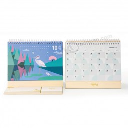 Calendario da scrivania personalizzato a colori con stampa offset personalizzata