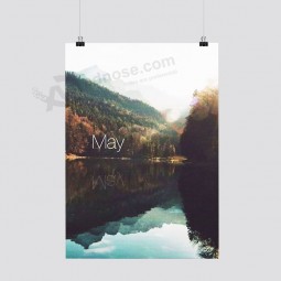 2017 Customized Design Wall Paper Calendar Printing