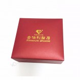 Hot stamping luxo caixa de jóias caixa de papel de presente impressão