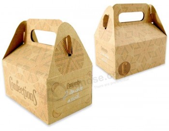 Elegante caja de dulces de regalo de papel de diseño personalizado