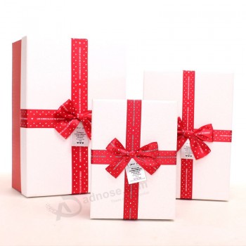 Caja de regalo de papel de caja de empaquetado de lujo de todos los tamaños de regalo