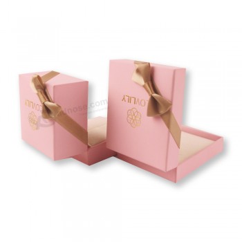 Caja de embalaje caliente de la joyería de la caja de papel del regalo de la venta