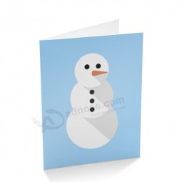 Custom Fancy Christmas Holiday Greeting Paper Card Printing