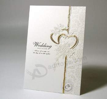 Luxus angepasste Grußkarte Hochzeit Einladungskarte