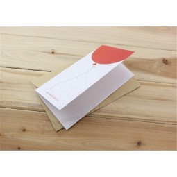 Cartão personalizado com cartões de convite de papel de envelope