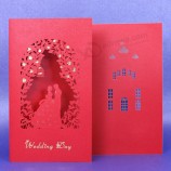 カスタマイズされた挨拶カードの紙のカードの結婚式招待状