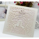 Ahuecado-Tarjetas de felicitación de lujo impresión de tarjetas de papel personalizado