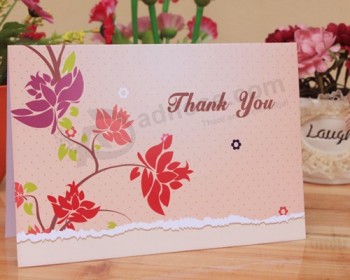 Cartões de greetinng do papel da impressão do cartão extravagante do convite