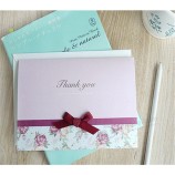 Tarjetas de invitación de boda tarjeta de felicitación de papel logotipo de impresión