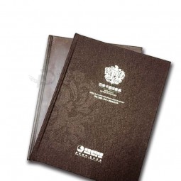 Professional customized  Hardcover Catalogue Printing with Hot Stamping