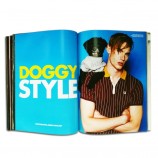 Professional customized Magnetic Full Colors Art Paper Book Fashion Magazine Printing