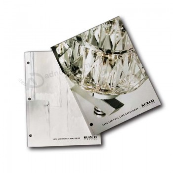 Professional customized Perfect Binding Custom Printing Catalogue for Lamp