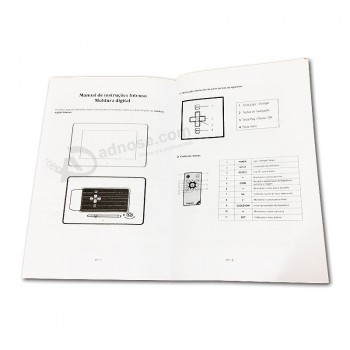 Wholesale Hot Sale Saddle Stitching Brochure Booklet Catalogue Description Printing