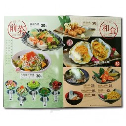 Wholesale Customized Full Color Custom Hardcover Restaurants Menu Printing