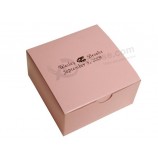 Wholesale custom Elegant Design Hot Selling Pink Colour Cake Box (YY-K0010)