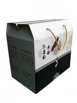 изготовленная на заказ печатная гофрированная складная бумажная коробка (уу-б0107) для продажи